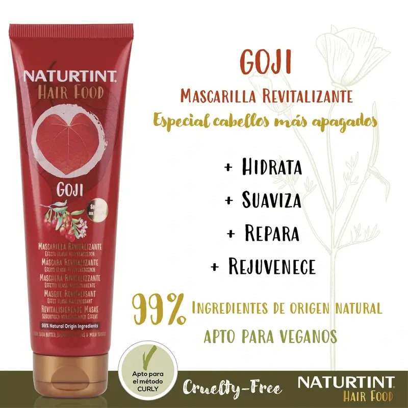 Naturtint Alimento Capilar Máscara de Goji 150 Ml