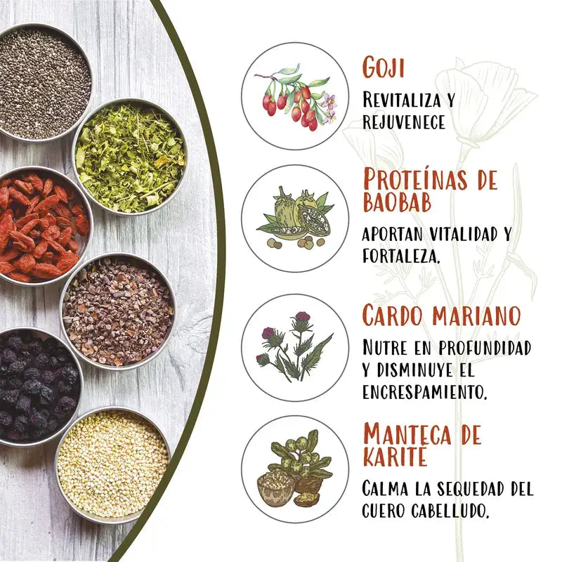 Naturtint Alimento Capilar Máscara de Goji 150 Ml