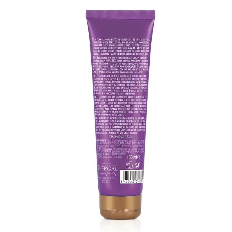 Naturtint Máscara Alimento Capilar Arroz Roxo150 Ml