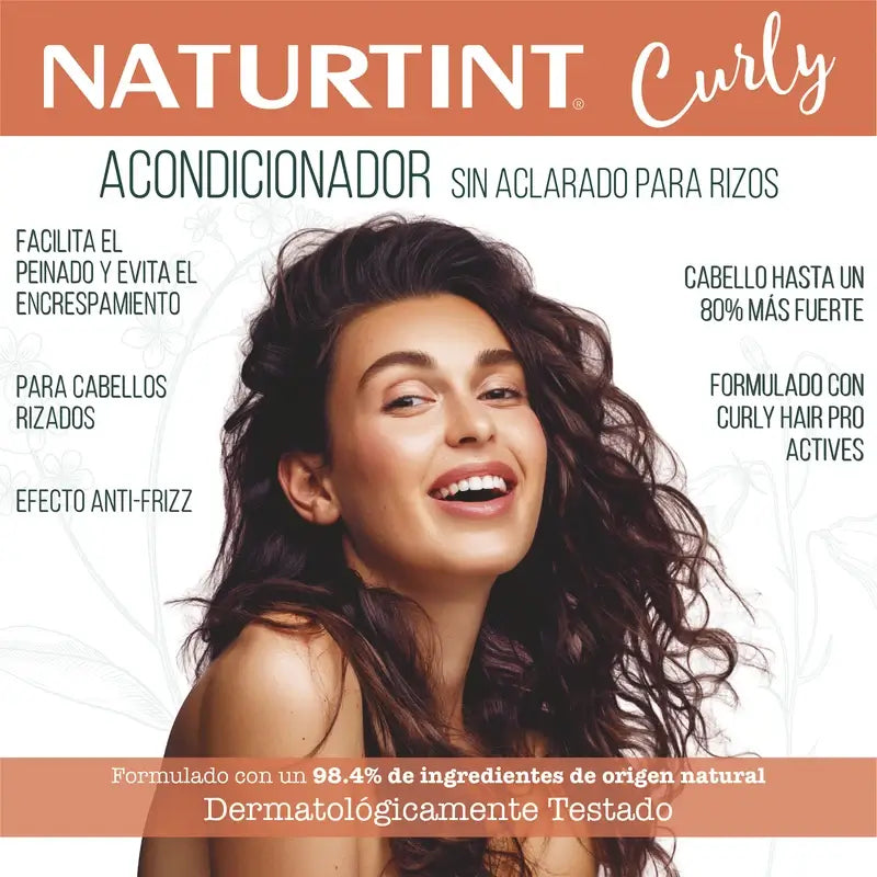 Naturtint Condicionador de Cachos Sem Enxaguamento 200Ml