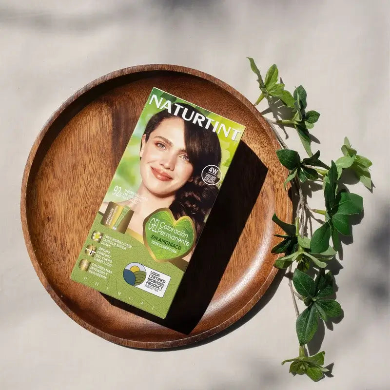 Naturtint Coloração Permanente Coloração Permanente Sem Amoníaco 4W - Castanho Escuro Radiante