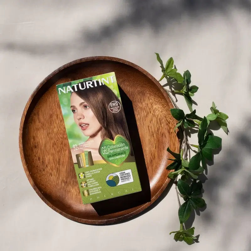 Naturtint Coloração Permanente Coloração Permanente Sem Amoníaco 6Wg - Louro Escuro Dourado Radiante