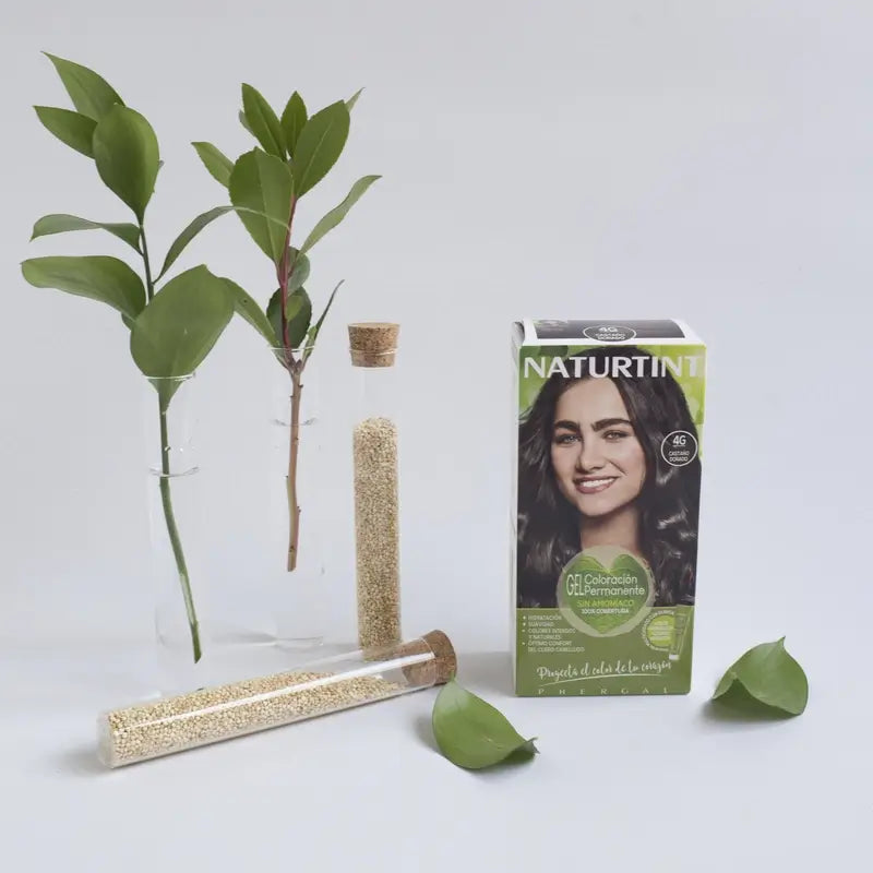 Naturtint Coloração Permanente Sem Amoníaco 4G - Castanho Dourado
