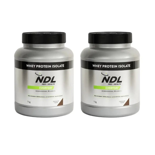 Ndl Pro-Health Whey Protein Isolate - Proteína Isolada, Chocolate Fusion , 2X1 Kg