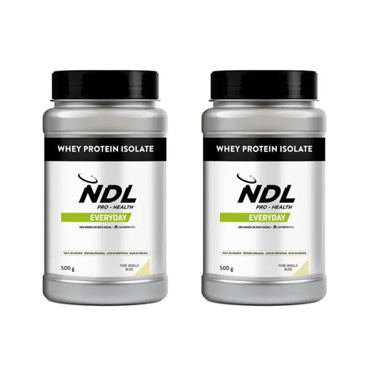 Ndl Pro-Health Whey Protein Isolate - Proteína Isolada, Pure Vanilla Bliss , 2X500 G