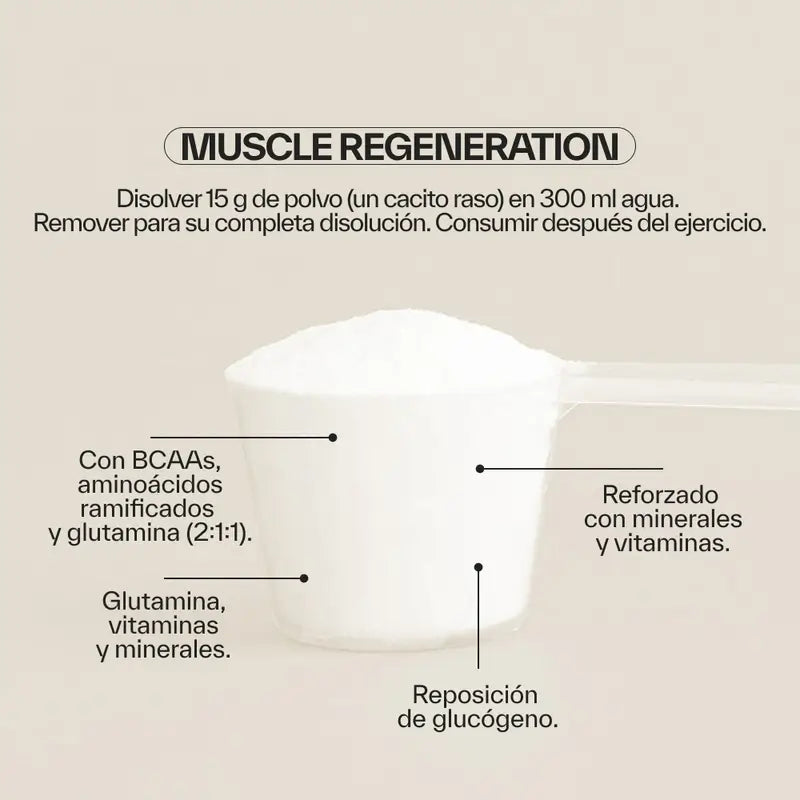 NDL Pro-Health Regeneração Muscular, BCAAs 2:1:1, Glutamina, Frutos do Bosque em Pó 300 g