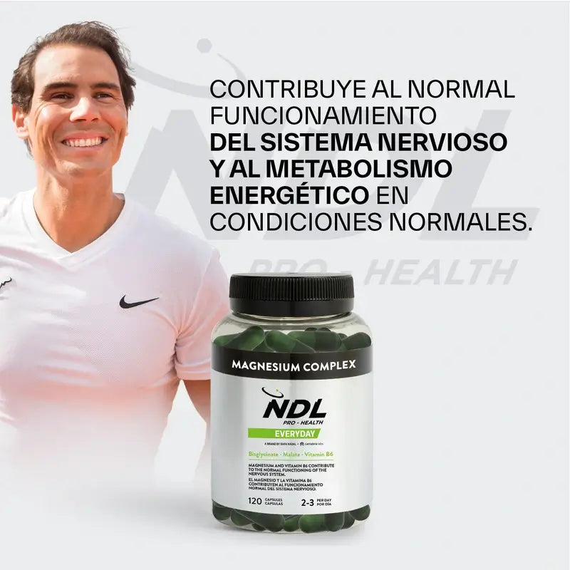 NDL Pro-Health Magnésio Triplo, 120 Cápsulas