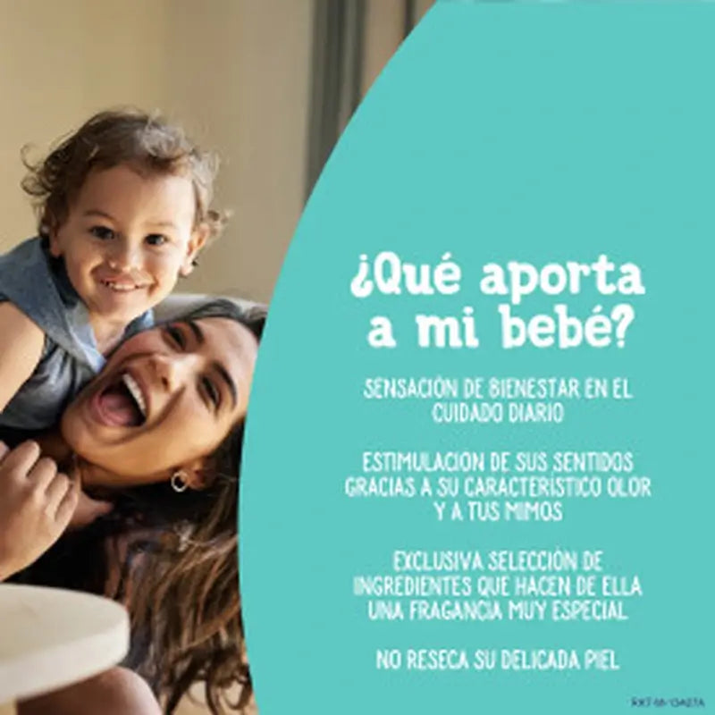 Saco de toilette de pano para bebé NENUCO com sabonete e Eau de Toilette, 2x200 ml.