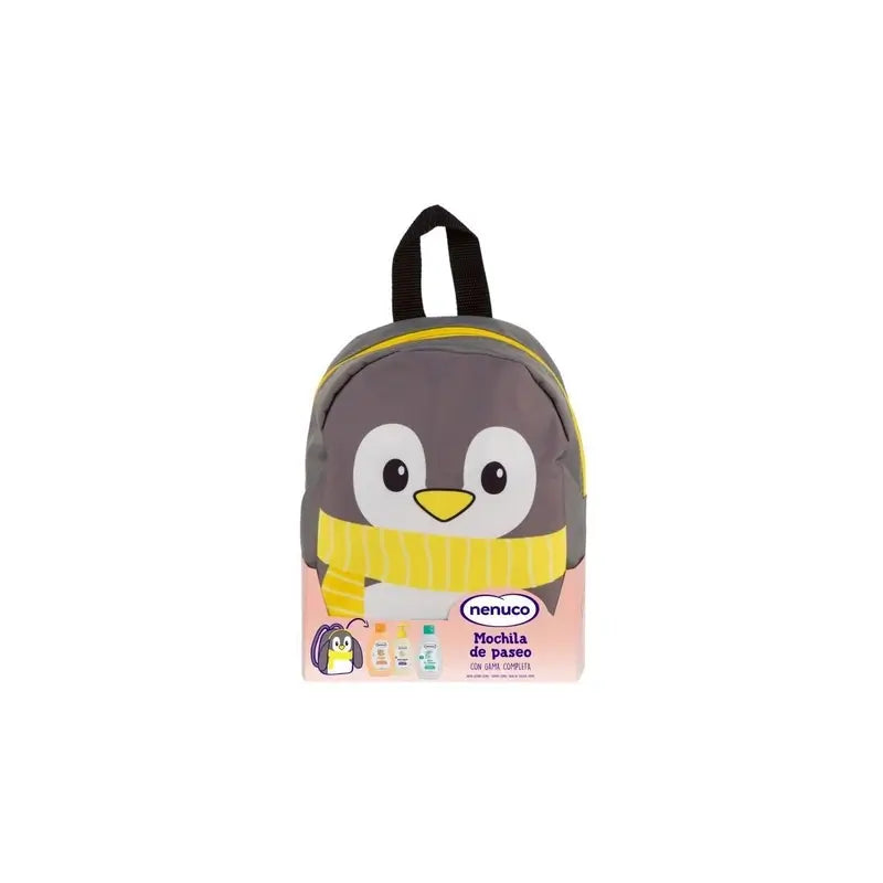 Nenuco Baby Pack Porta-bebés Pinguim, Colónia, Sabonete, Champô , 3x200 ml