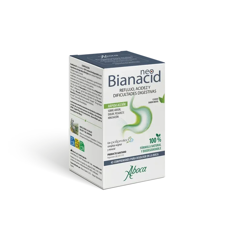 Aboca Neobianacid Acidity and Reflux Tablets, 45 comprimidos