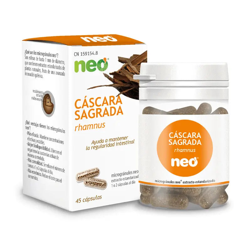 Neo Cascara Sagrada, 45 cápsulas