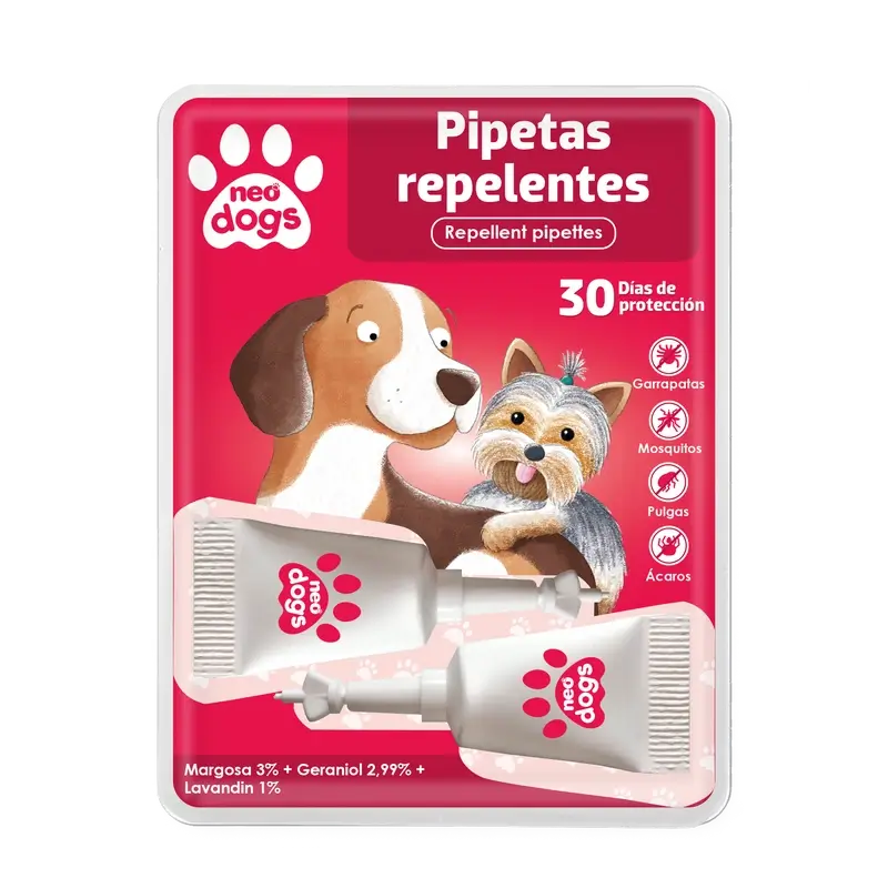 Neo Dogs Repelente Anti-Insectos Pipetas 2 peças