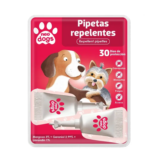 Neo Dogs Repelente Anti-Insectos Pipetas 2 peças