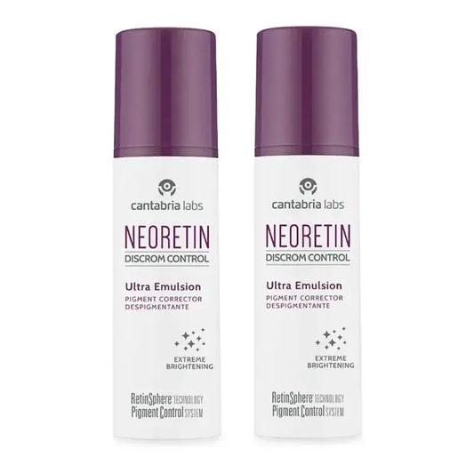 NEORETIN Discrom Ultra Lightening Emulsion, Embalagem 2 x 30 ml
