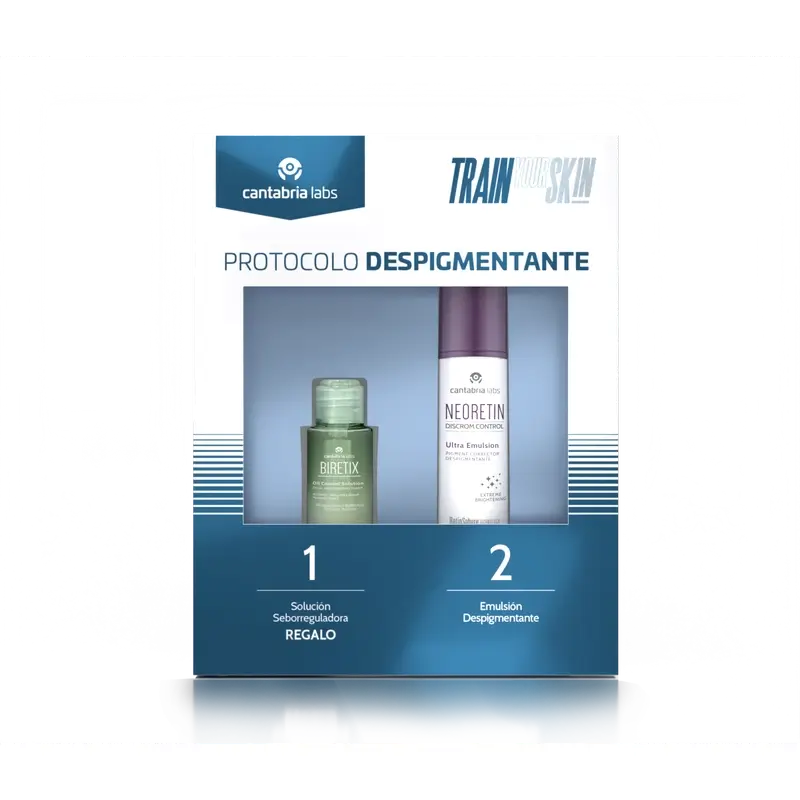 Protocolo de Despigmentação Neoretin, Discrom Control Ultra Emulsion 50Ml + Biretix Oil Control 30Ml