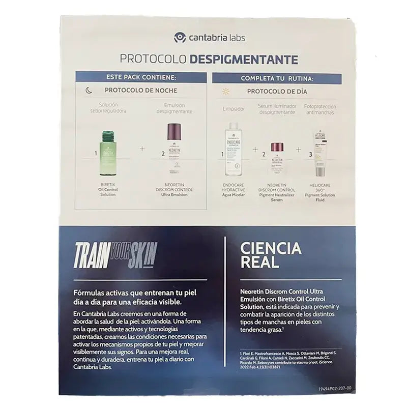Neoretin Depigmenting Protocol, Discrom Control Ultra Emulsion, 30Ml + Biretix Oil Control, 30Ml