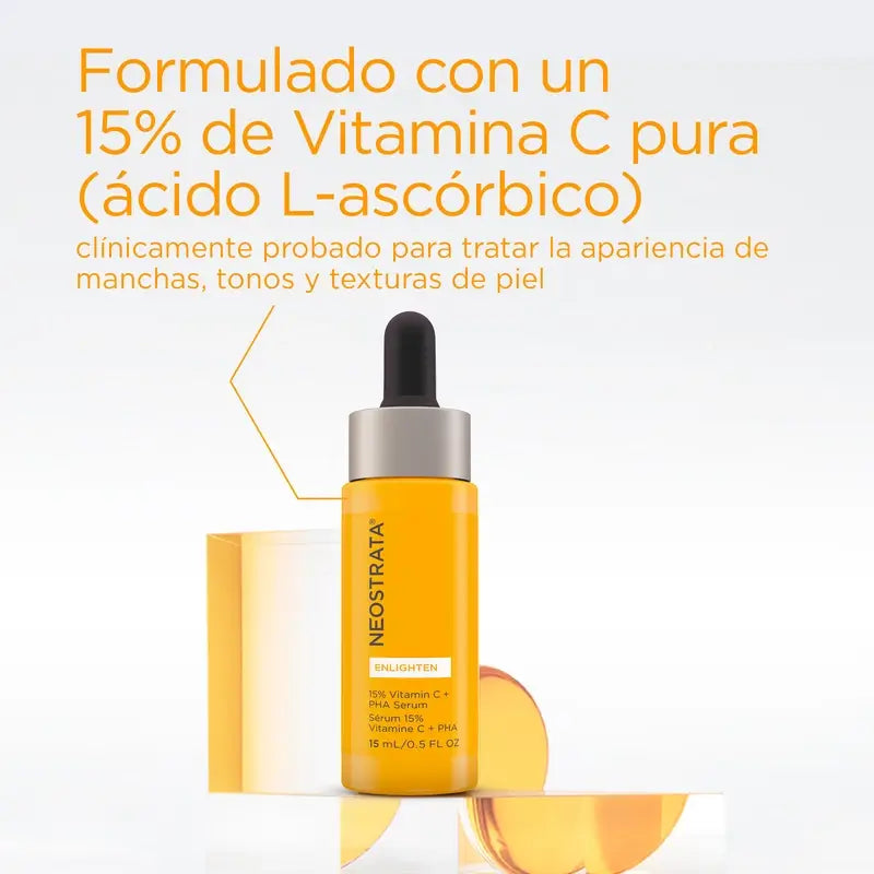 Neostrata Vitamin C 15% + PHA Serum, sérum facial iluminador 15ml