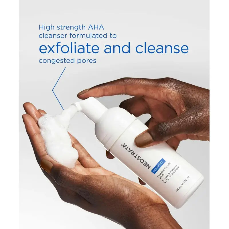 Neostrata Glycolic Acid Cleansing Foam, Esfoliante Facial com 20% de AHA 125ml