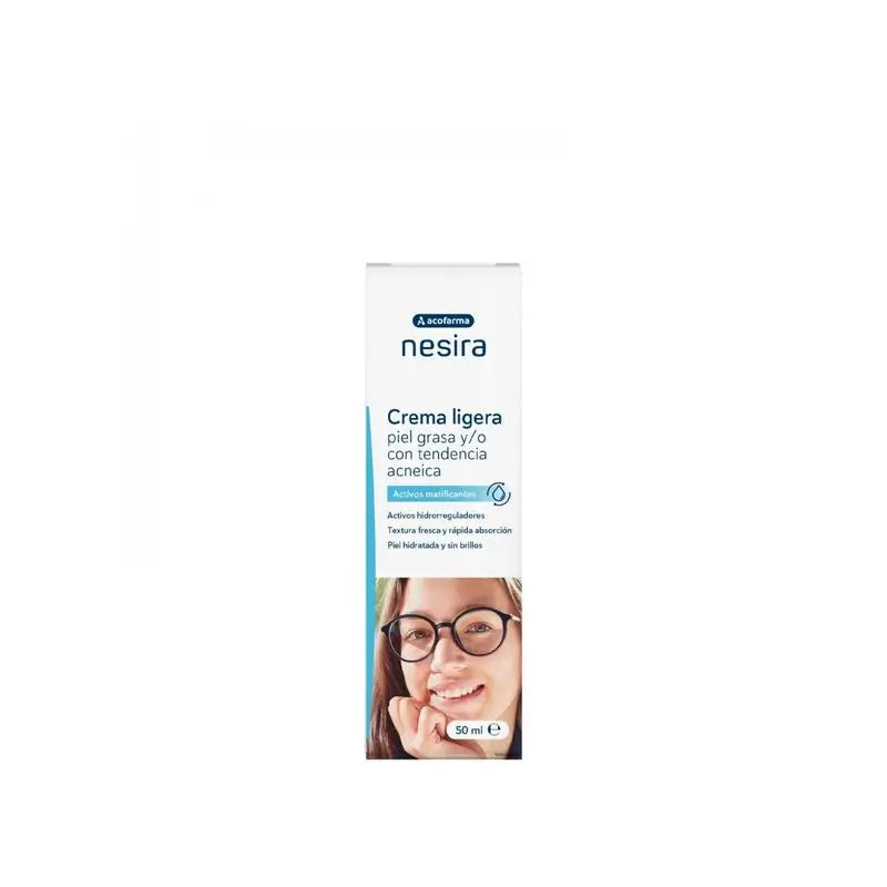 Creme Facial Hidroregulador Matificante Nesira, 50 ml