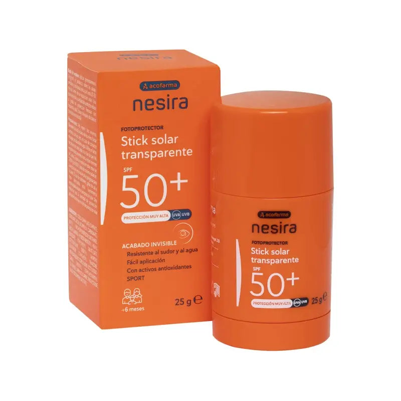 Nesira Sun Stick Transparente SPF50+, 25 g