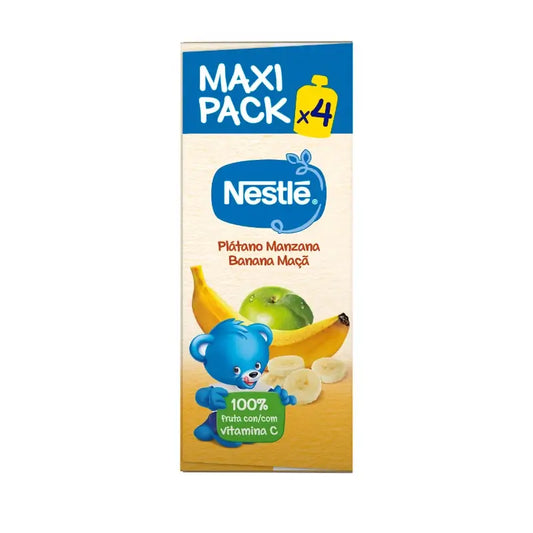 Banana e maçã Nestlé, 4x90g