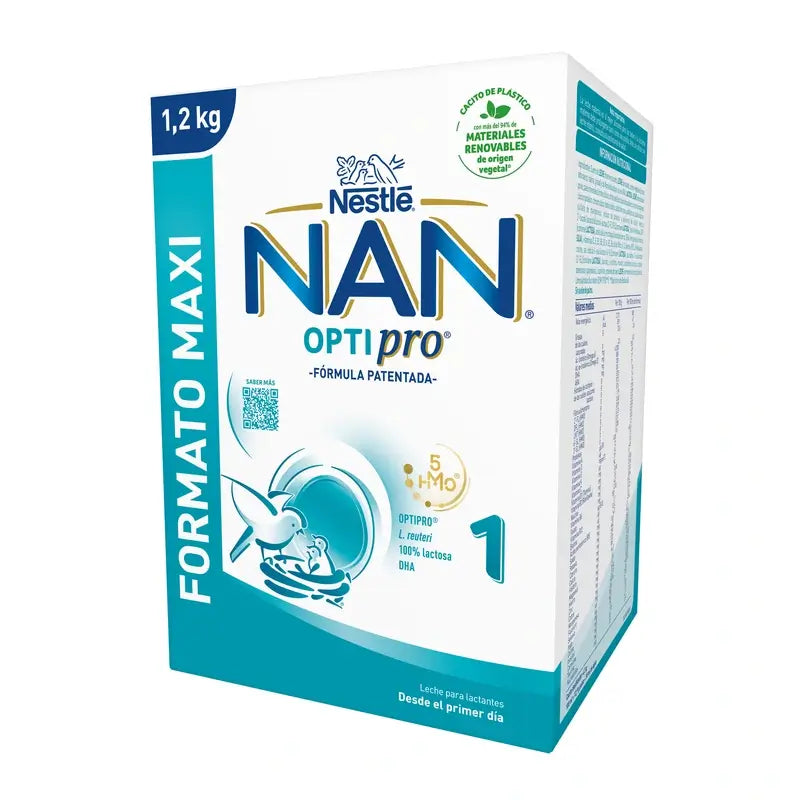 Leite inicial Nestlé Nan Optipro 1, 1200 g
