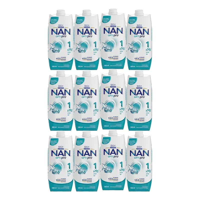 Nestlé Nan Optipro 1 Líquido, 12X500 ml