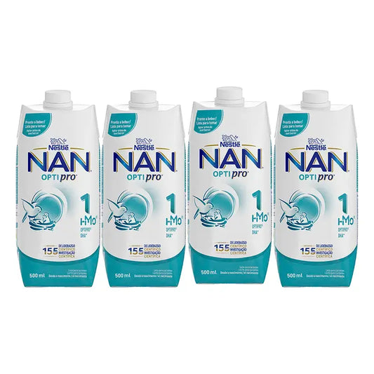 Nestlé Nan Optipro 1 Líquido, 4X500 ml