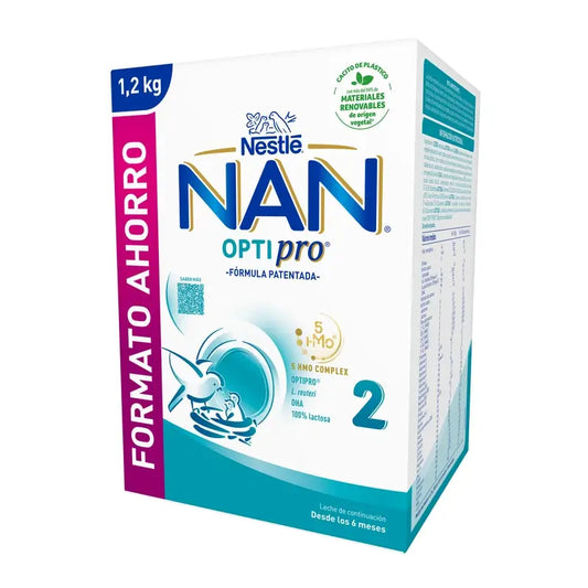Leite em pó Nestlé Nan Optipro 2, 1200g