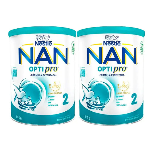 Nestlé Nan Optipro 2 Fórmula de leite, 2X800g