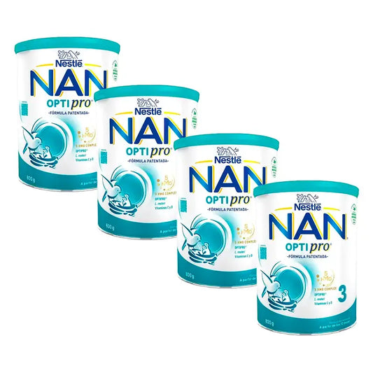 Nestlé Nan Optipro 3 Leite para Crescimento, 4X800 g