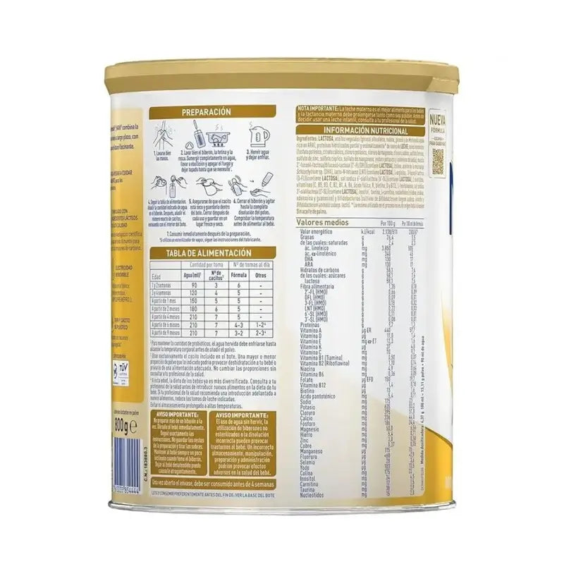 Leite inicial Nestlé Nan Supreme Pro 1, embalagem de 3x800 gr