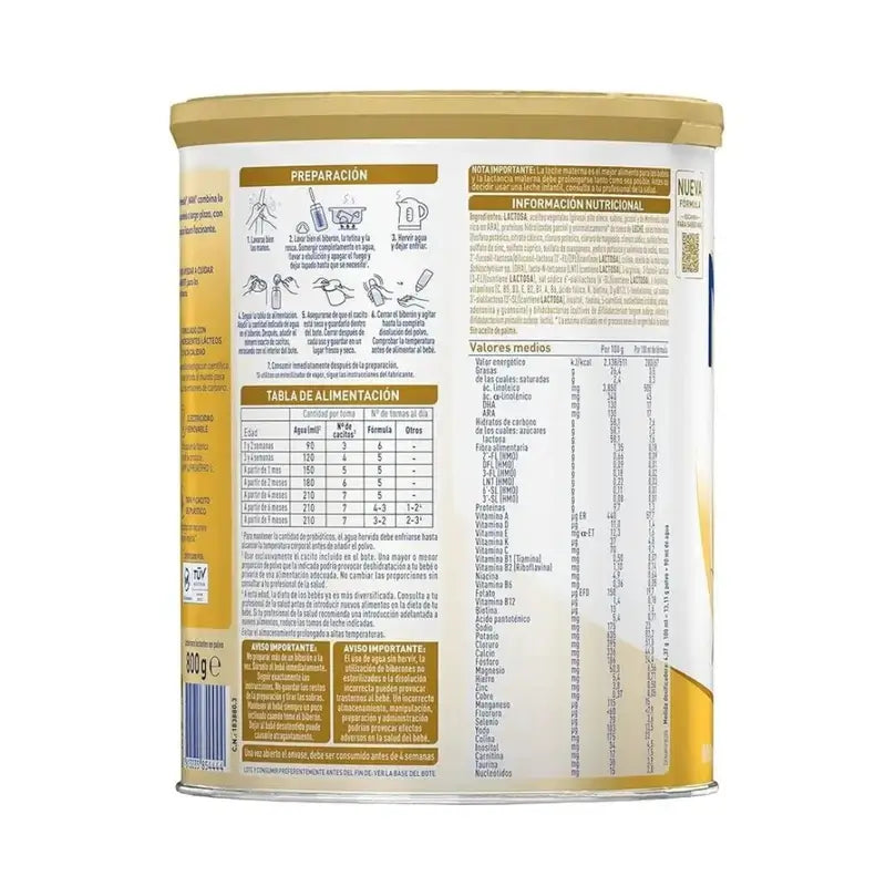 Nestlé Nan Supreme Pro 2 Fórmula 2, embalagem de 3x800g