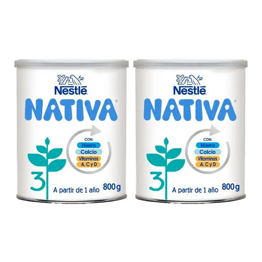 Nestlé Nativa 3, embalagem de 2 x 800g