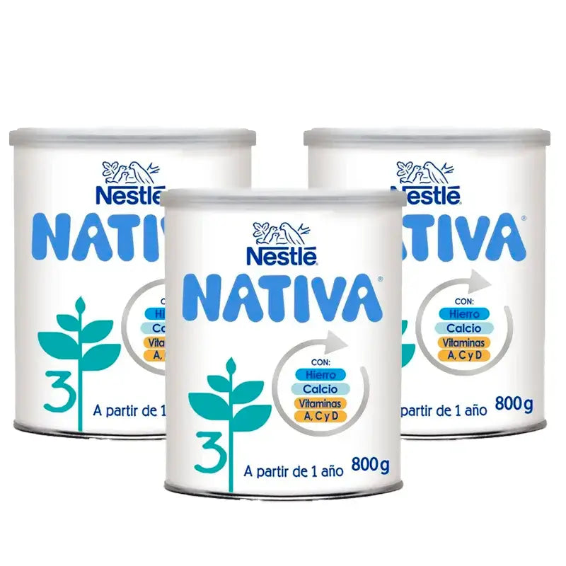 Nestlé Nativa 3, Embalagem 3 x 800g