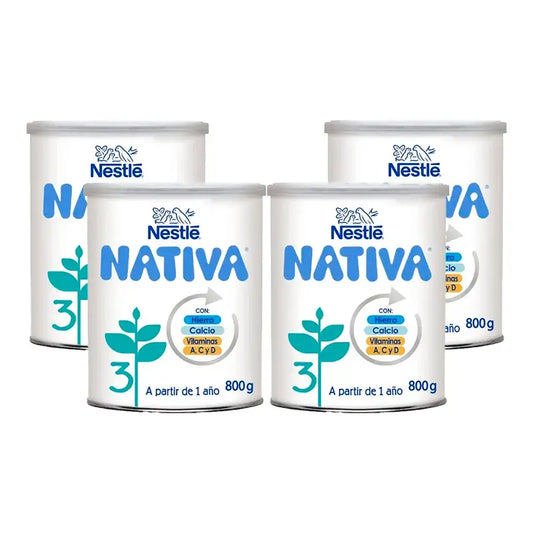 Nestlé Nativa 3, embalagem de 4 x 800 g