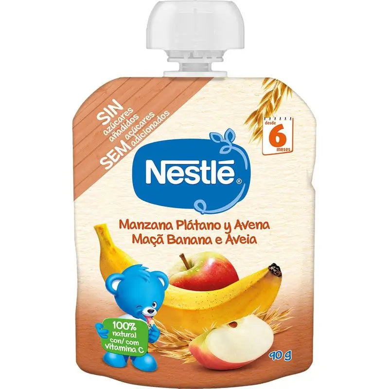 Nestlé Sachet Maçã, Banana & Farinha de Aveia, 90g