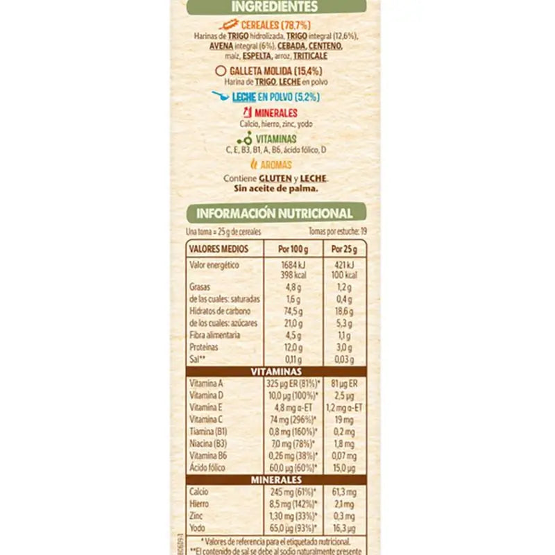 Nestlé 6-Pack 6 papas 8 cereais com bolacha Maria, 475g