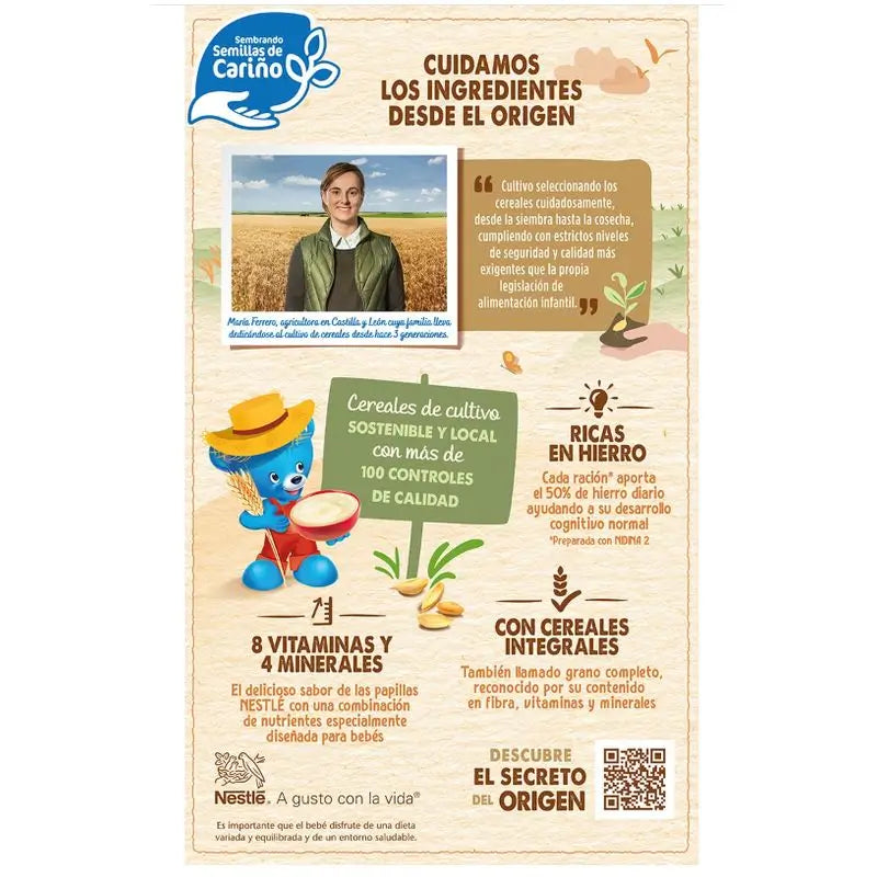 Nestlé 6-Pack 6 papas 8 cereais com bolacha Maria, 475g