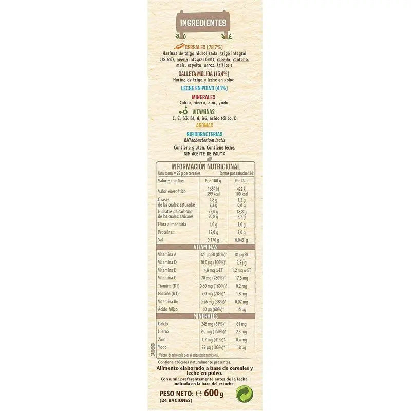 NESTLÉ Papilla 8 Cereals com Maria Cracker 950g