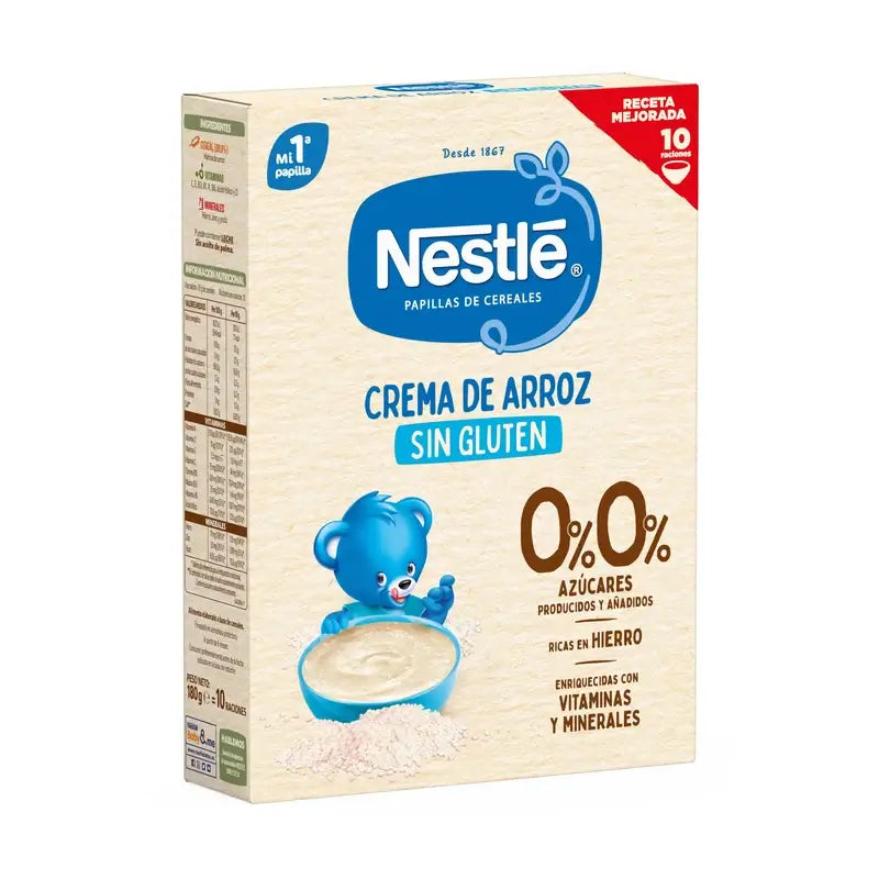 Nestlé Papilla Milho e Arroz Sem Glúten, 180 g