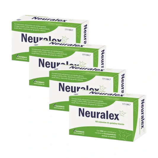 Neuralex, Embalagem 4 x 60 Cápsulas