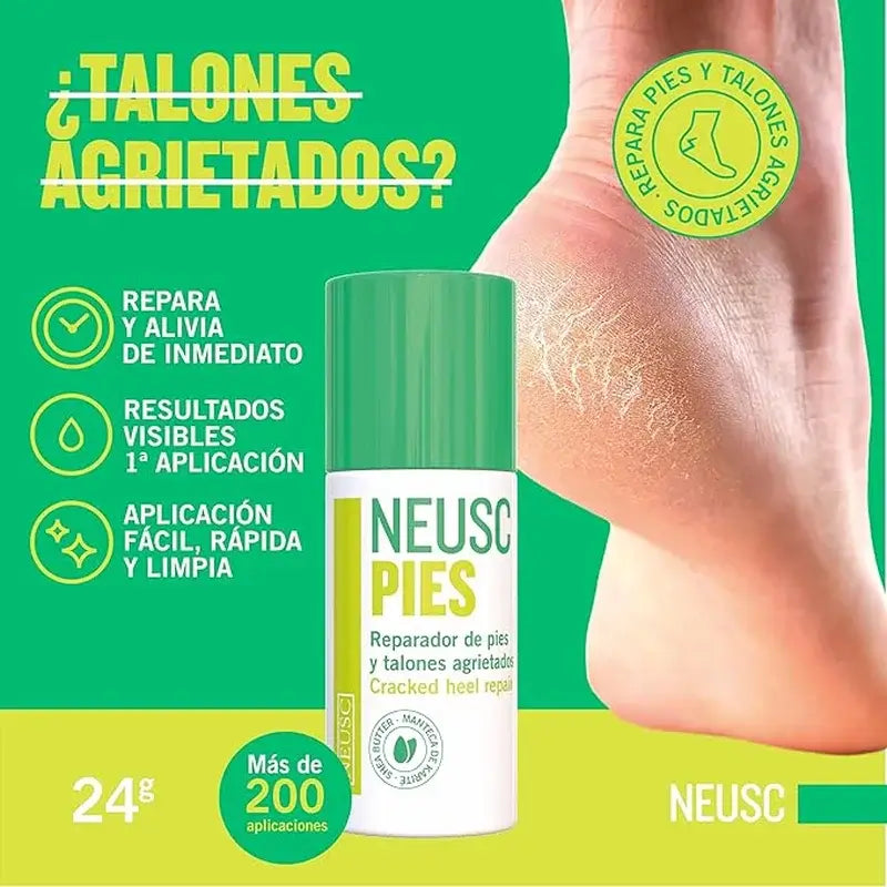 Neusc Feet Calcanhares Rachados Stick Reparador 24 gr