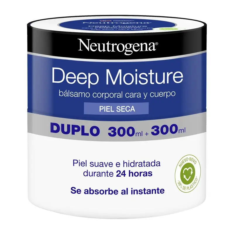 Neutrogena Bálsamo Hidratação Profunda, 2 x 300 ml