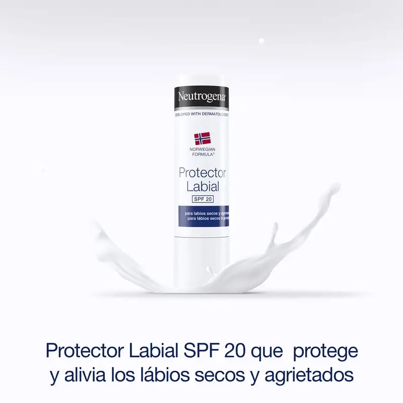 Neutrogena Bálsamo Labial Spf 20, 4,8 Gr