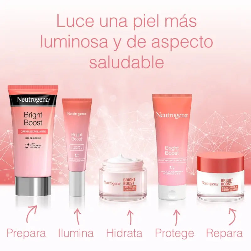 Neutrogena Bright Boost Pack Gel Creme de Dia 50ml + Sérum Facial 30ml