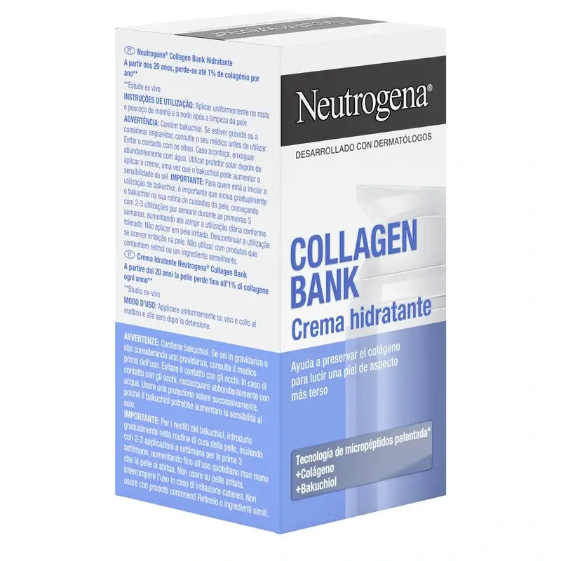 Neutrogena Collagen Bank Creme Hidratante para o Rosto , 50 ml