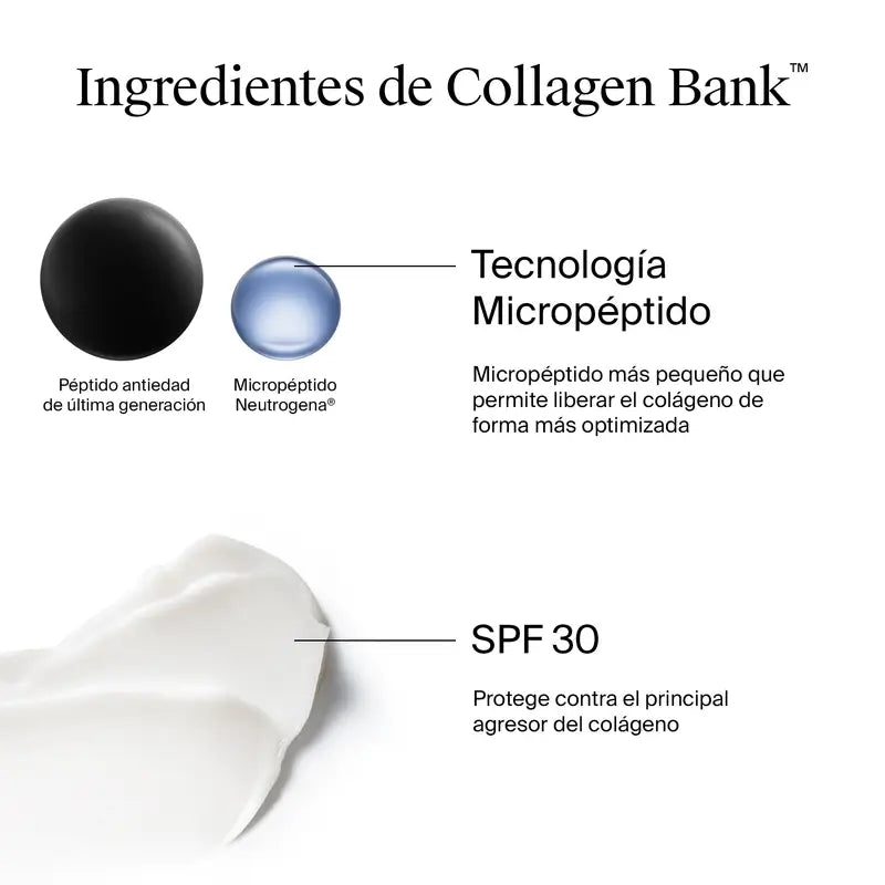 Neutrogena Collagen Bank Creme Hidratante Facial Spf30 , 50 ml