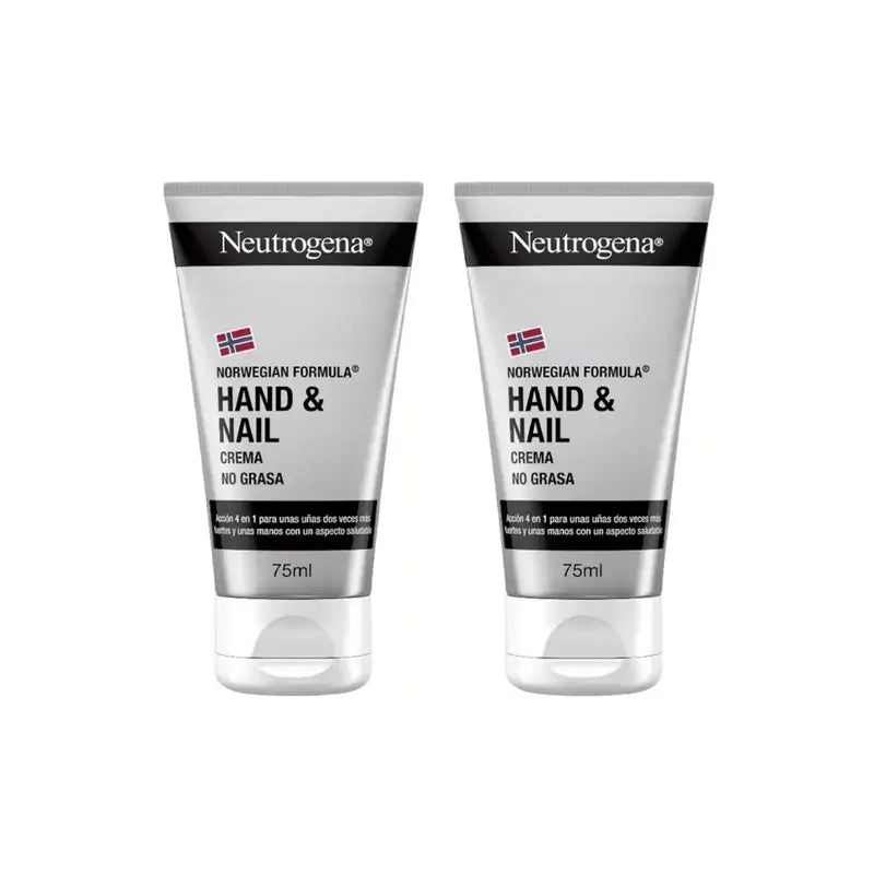 Neutrogena Creme para Mãos e Unhas, Reparação e Fortalecimento, 2X75 Ml