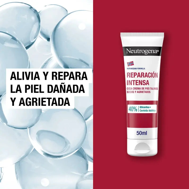 Neutrogena Creme para Pés com Calcanhares Fissurados CICA, 50 ml